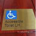 Número de porta de braille de metall a l'engròs i placa de nom